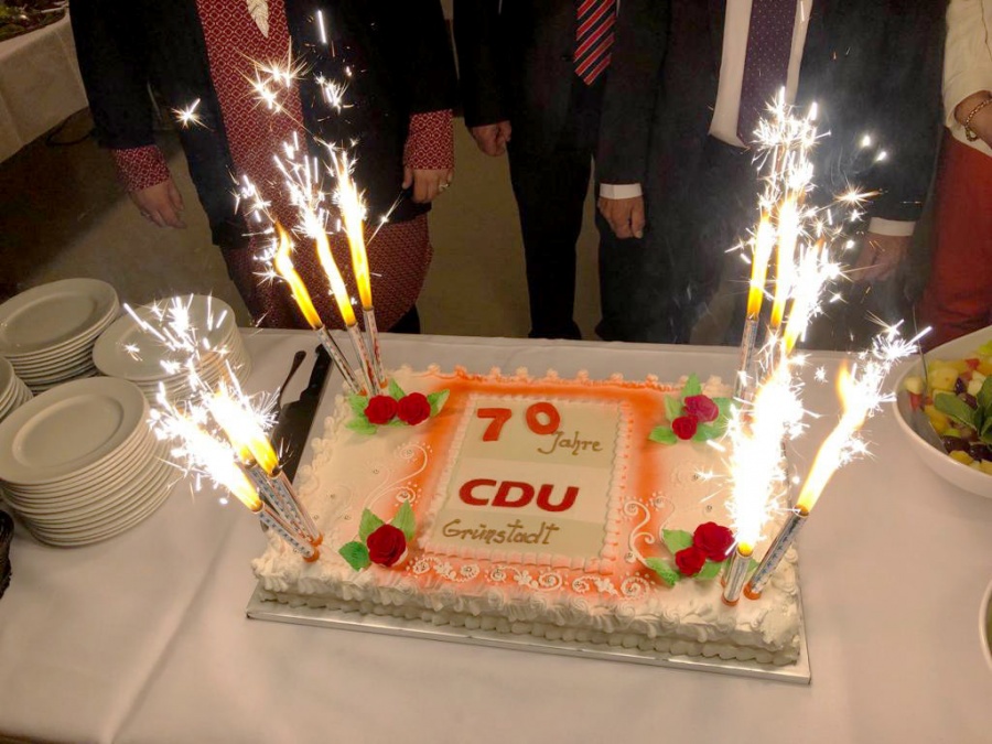 Jubiläumsfeier 70 Jahre CDU Grünstadt